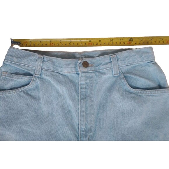 Vintage Ladies Hunt Club Denim Bermuda Shorts High Rise Light Wash Size 12T - Picture 2 of 7